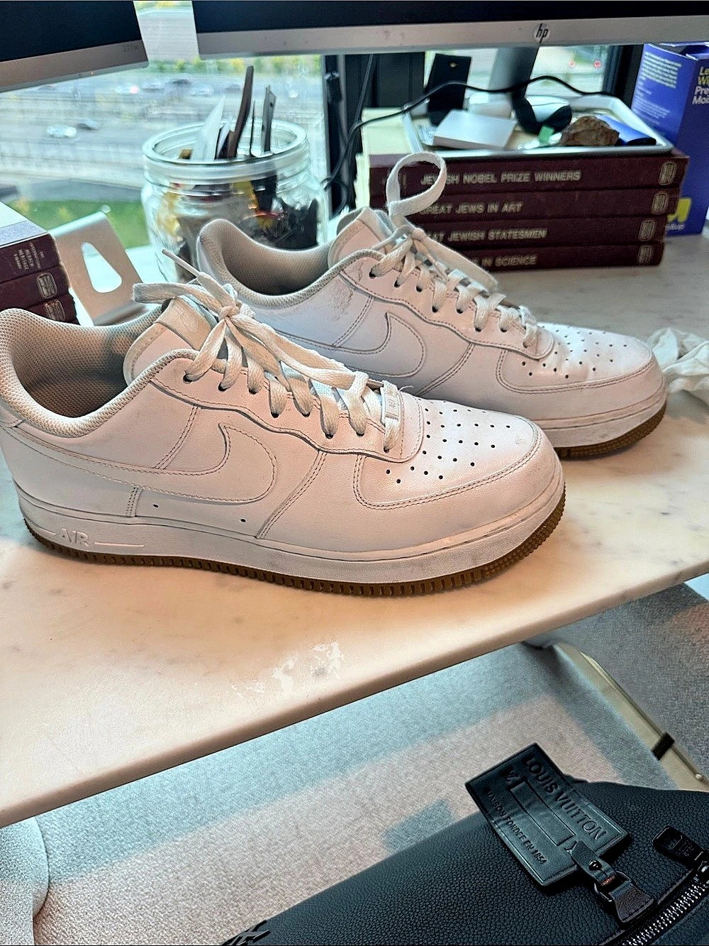 Nike Air Force 1 '07 Low White Gum Sneakers White & Brown